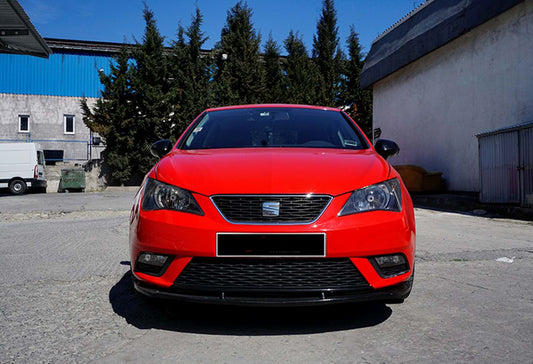 Front Lip DPT V-1 (Gloss Black) for Seat Ibiza 2010-2017 - image 1