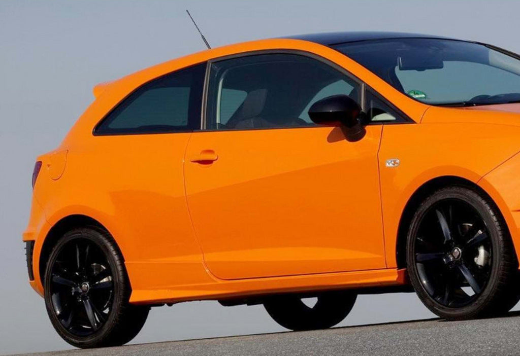 Side Skirts DPT V-1 (Coupe, Gloss Black) for Seat Ibiza 2010-2017 - image 1