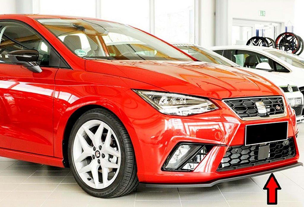 Front Lip DPT V-4 (Gloss Black) for Seat Ibiza 2010-2017 - image 1
