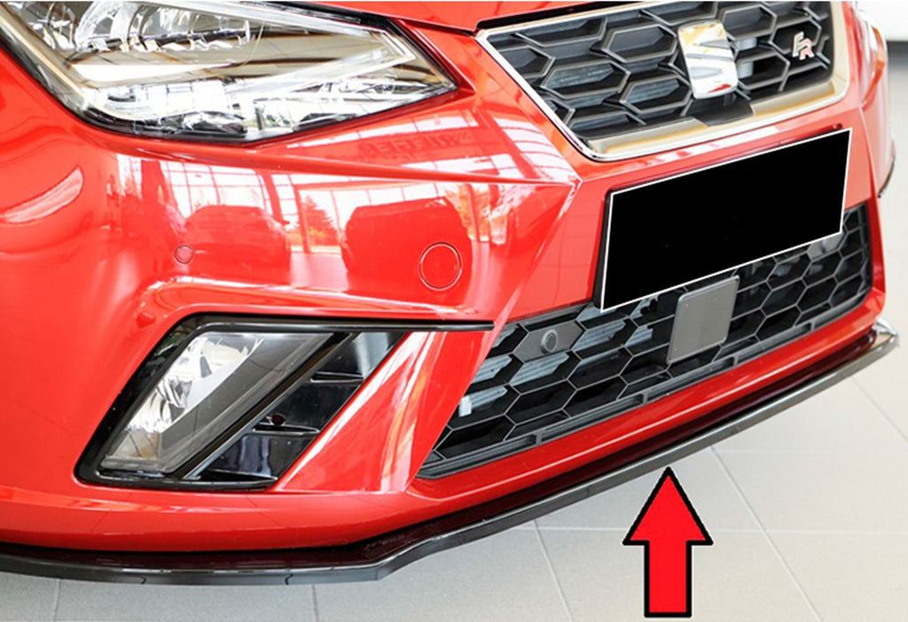 Front Lip DPT V-4 (Gloss Black) for Seat Ibiza 2010-2017 - image 4