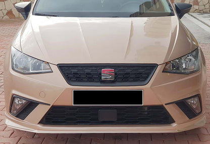 Front Lip DPT V-3 (Gloss Black) for Seat Ibiza 2010-2017 - image 1