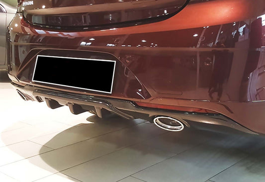Rear Diffuser DPT (SD, Gloss Black) for Opel Insignia 2017-2022 - image 1
