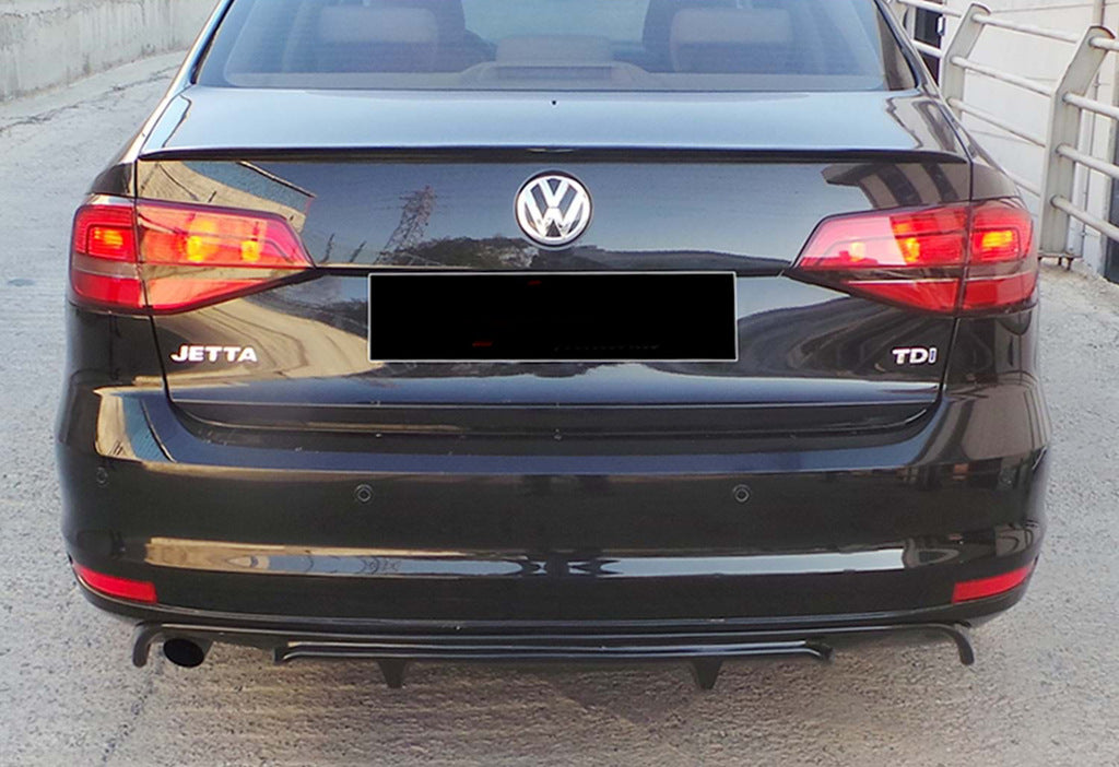 Rear Diffuser DPT (2014-2018, Gloss Black) for Volkswagen Jetta 2011-2018 - image 3