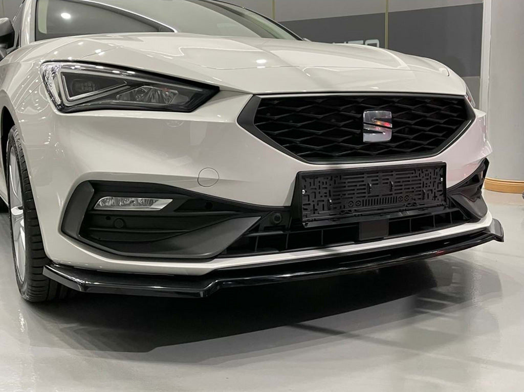 Front Lip DPT V-2 (Gloss Black) for Seat Leon 2020- - image 4