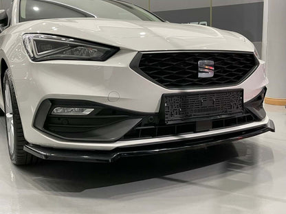 Front Lip DPT V-2 (Gloss Black) for Seat Leon 2020- - image 4
