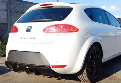 Rear Diffuser DPT V-2 (2009-2012, Gloss Black) for Seat Leon 2005-2012 - image 1