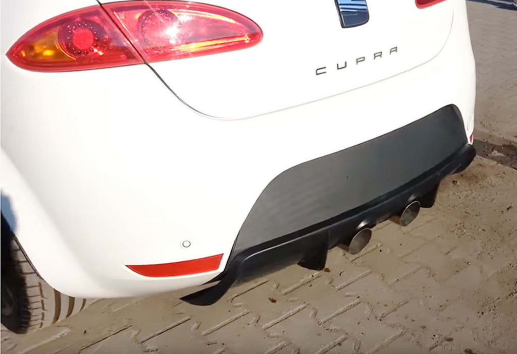 Rear Diffuser DPT V-2 (2009-2012, Gloss Black) for Seat Leon 2005-2012 - image 2
