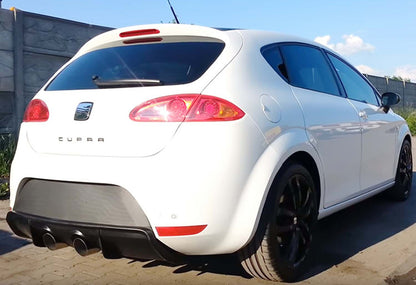 Rear Diffuser DPT V-2 (2009-2012, Gloss Black) for Seat Leon 2005-2012 - image 3