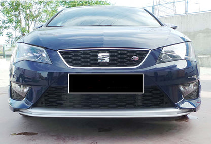 Front Lip DPT V-2 (2013-2016, Gloss Black) for Seat Leon 2013-2020 - image 2