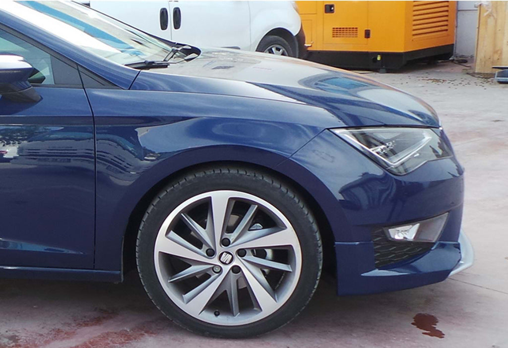 Front Lip DPT V-2 (2013-2016, Gloss Black) for Seat Leon 2013-2020 - image 5