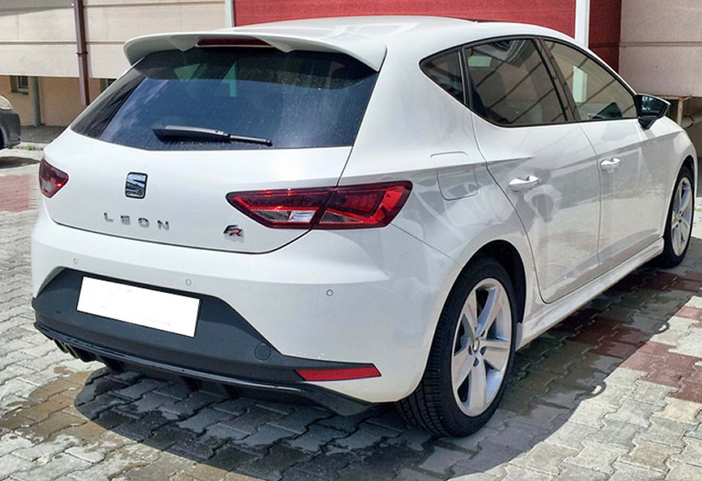 Rear Diffuser DPT V-3 (2013-2016, Gloss Black) for Seat Leon 2013-2020 - image 1