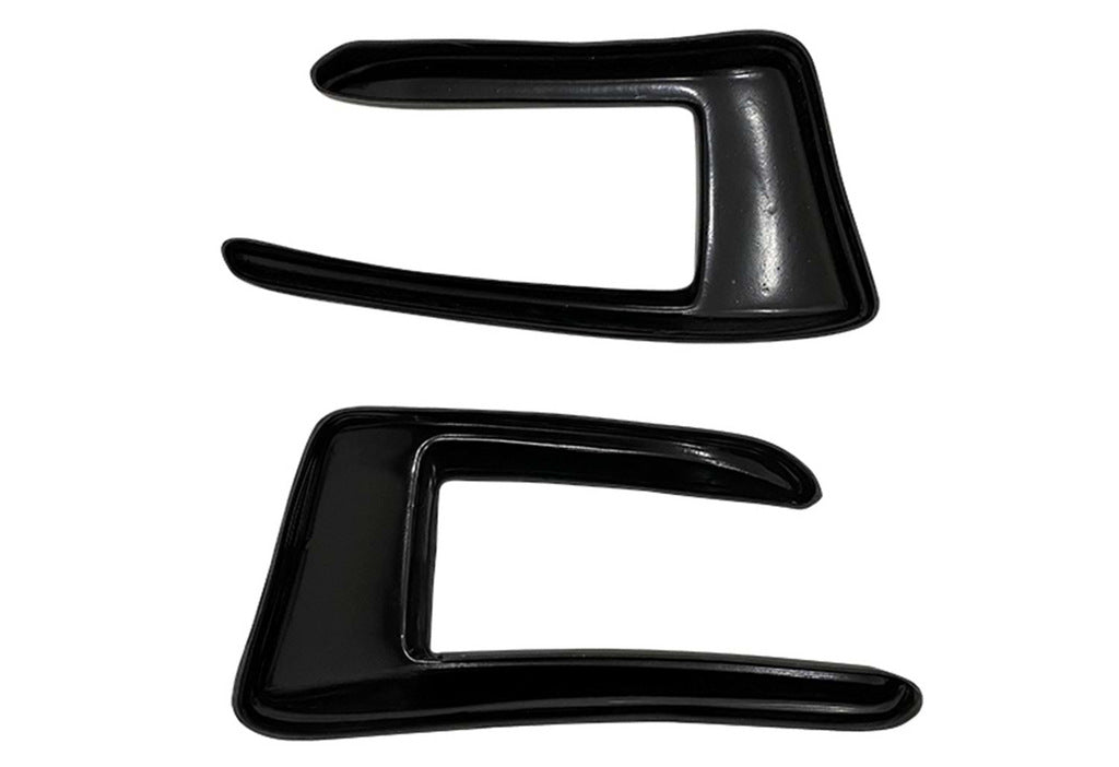 Rear bumper extensions DPT (2017-2020, 2pcs, gloss black) for Seat Leon 2013-2020 - image 5