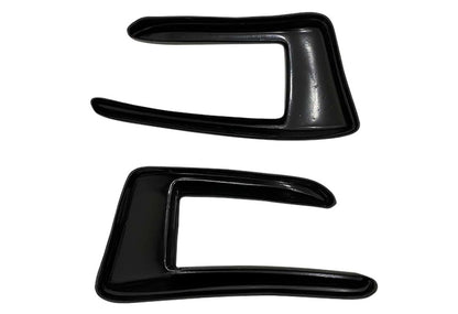 Rear bumper extensions DPT (2017-2020, 2pcs, gloss black) for Seat Leon 2013-2020 - image 5