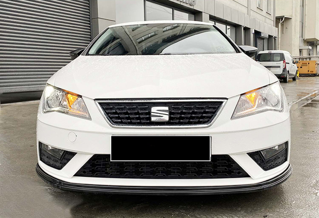 Front Lip DPT V-4 (2017-2020, Gloss Black) for Seat Leon 2013-2020 - image 2