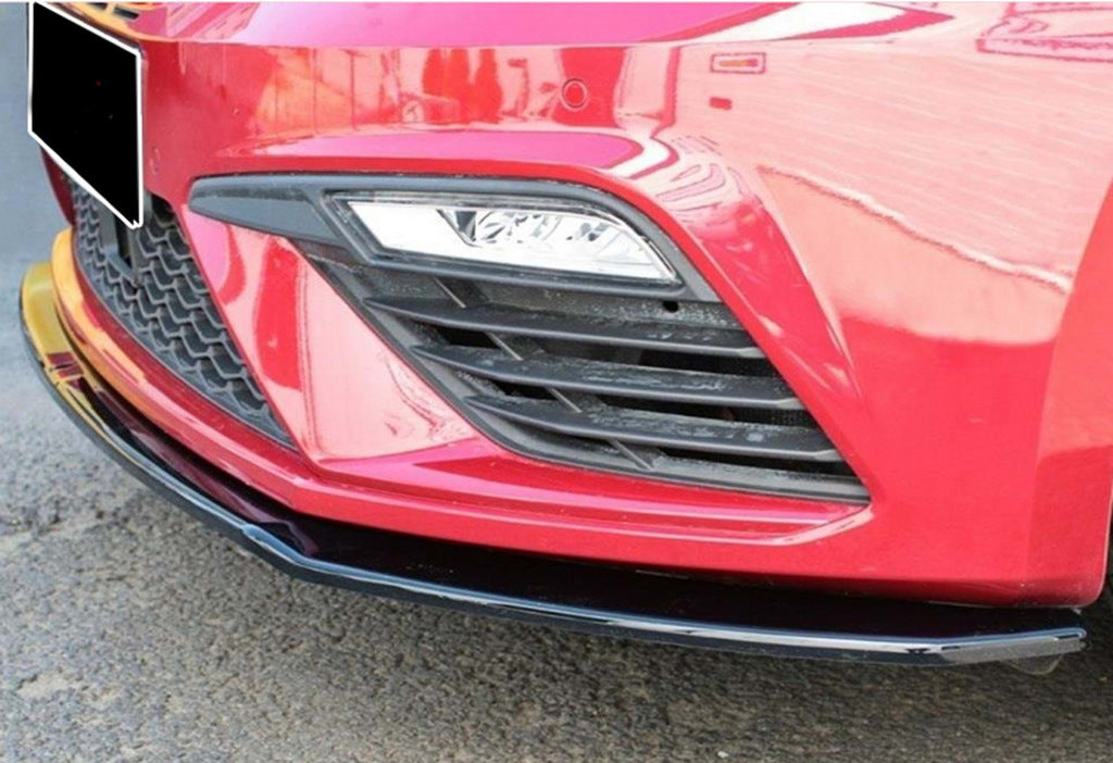 Front Lip Spoiler DPT (Cupra, 2017-2020, Gloss Black) for Seat Leon 2013-2020 - image 3