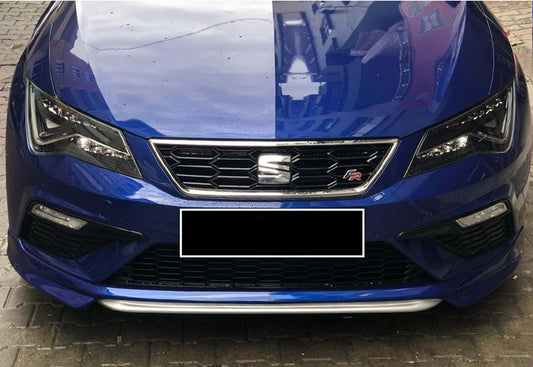 Front Lip DPT V-1 (2017-2020, Gloss Black) for Seat Leon 2013-2020 - image 2