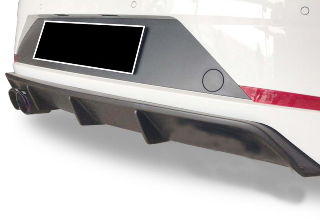 Rear Diffuser DPT V-4 (2017-2020, Gloss Black) for Seat Leon 2013-2020 - image 2