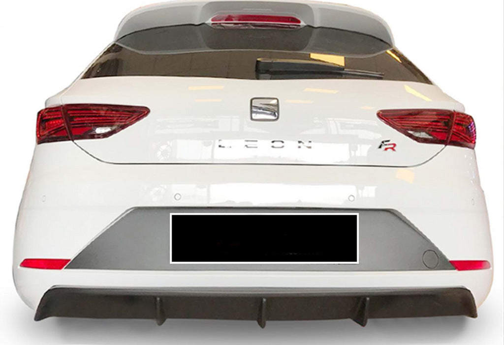 Rear Diffuser DPT V-2 (2017-2020, Gloss Black) for Seat Leon 2013-2020 - image 2