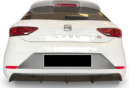 Rear Diffuser DPT V-2 (2017-2020, Gloss Black) for Seat Leon 2013-2020 - image 2