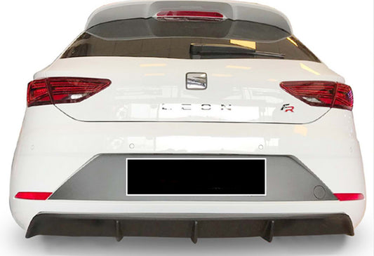 Rear Diffuser DPT V-2 (2017-2020, Gloss Black) for Seat Leon 2013-2020 - image 2