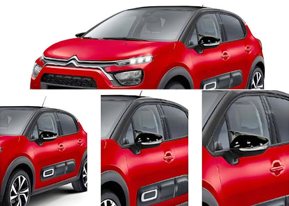 Mirror Covers BMW-Style (2017-2021, 2 pcs) for Citroen C-3 2016-2023 - image 7