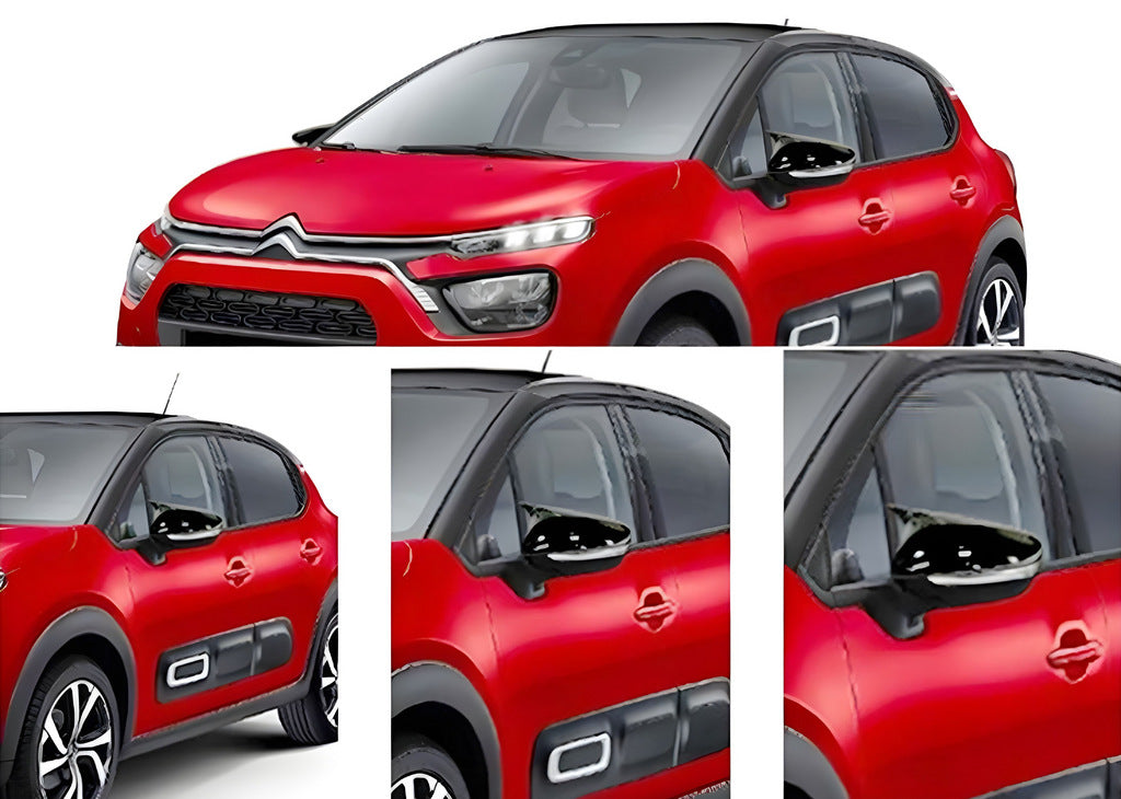 Mirror Covers BMW-Style (2017-2021, 2 pcs) for Citroen C-3 2016-2023 - image 7