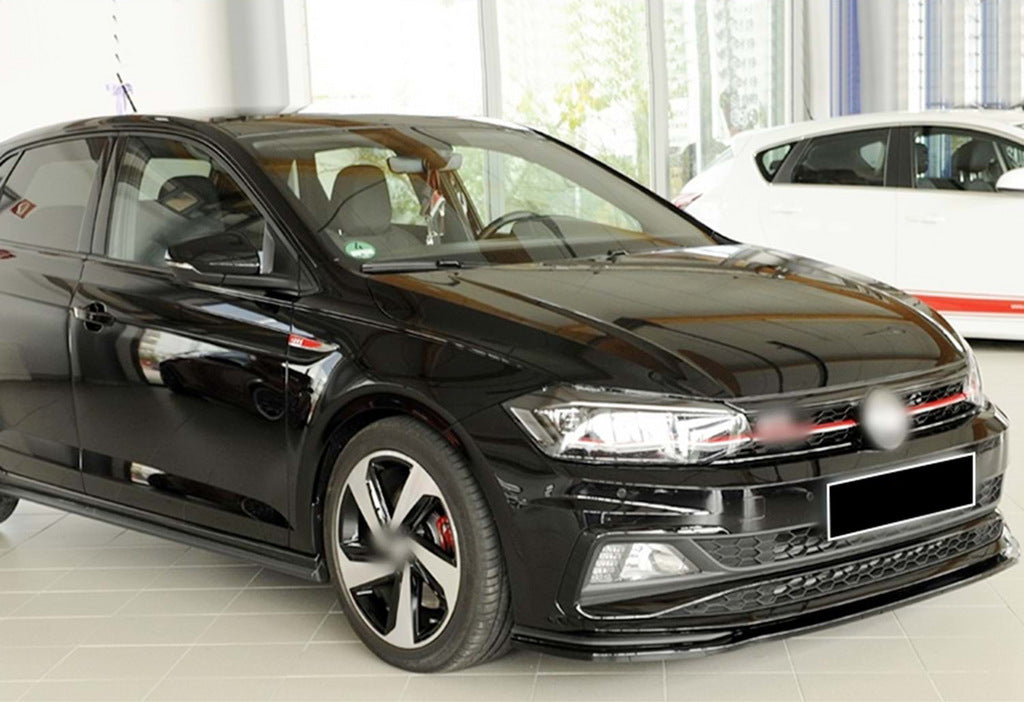 Front Lip DPT V-1 (for GTI, Gloss Black) for Volkswagen Polo 2017- - image 4