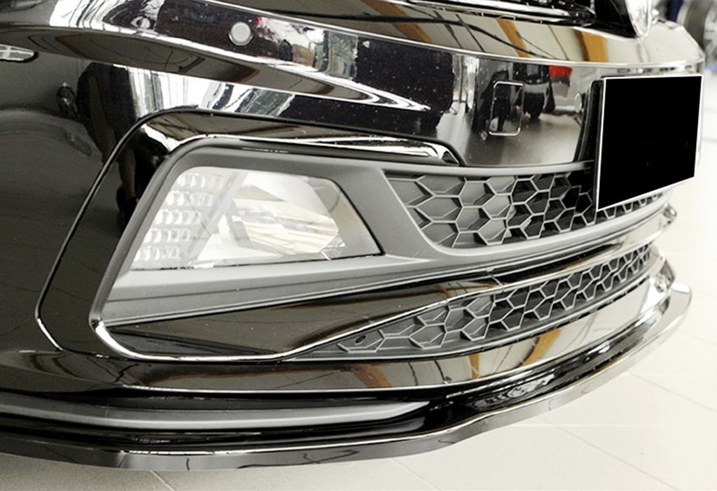 Front Lip DPT V-1 (for GTI, Gloss Black) for Volkswagen Polo 2017- - image 3