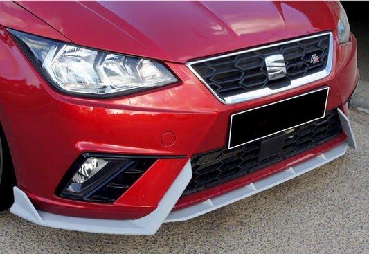 Front Lip DPT V-2 (Gloss Black) for Seat Ibiza 2010-2017 - image 1