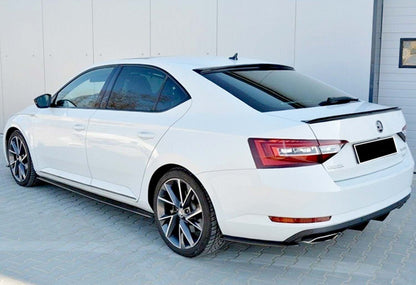DPT V-1 hood (2015-2019, gloss black) for Skoda Superb 2015-2024 - image 4