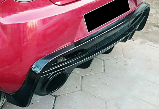 Rear Diffuser DPT (Gloss Black) for Alfa Romeo MiTo 2008-2018 - image 1