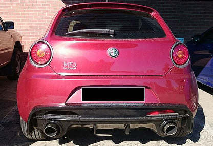 Rear Diffuser DPT (Gloss Black) for Alfa Romeo MiTo 2008-2018 - image 2