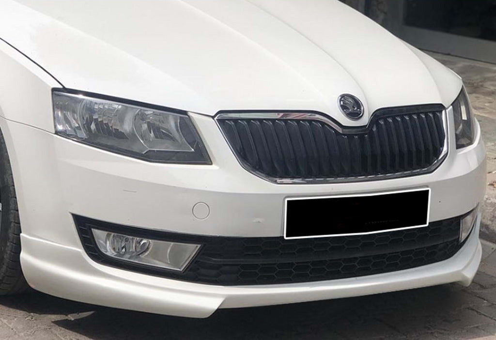 Front lip DPT V-1 (2013-2017, primed) for Skoda Octavia III A7 2013-2019 - image 1