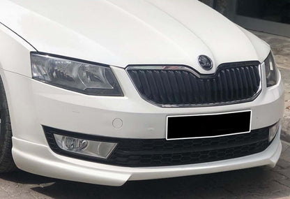 Front lip DPT V-1 (2013-2017, primed) for Skoda Octavia III A7 2013-2019 - image 1