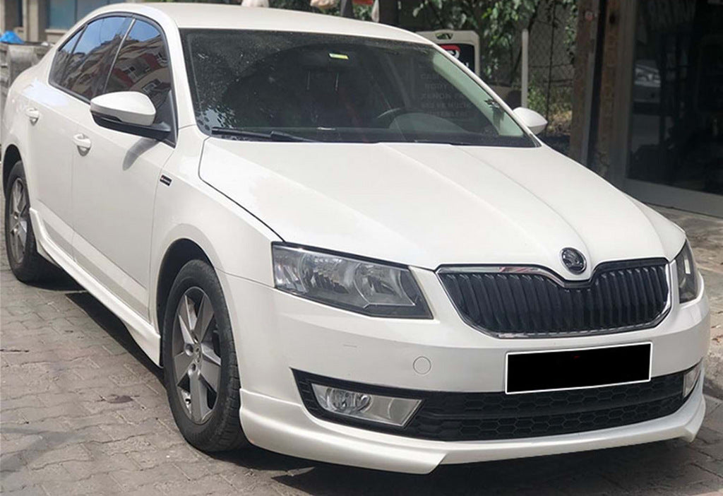 Front lip DPT V-1 (2013-2017, primed) for Skoda Octavia III A7 2013-2019 - image 2
