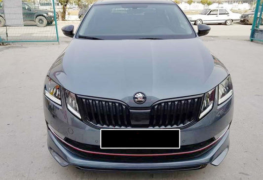 Front Lip DPT V-1 (2017-2019, Paintable) for Skoda Octavia III A7 2013-2019 - image 2