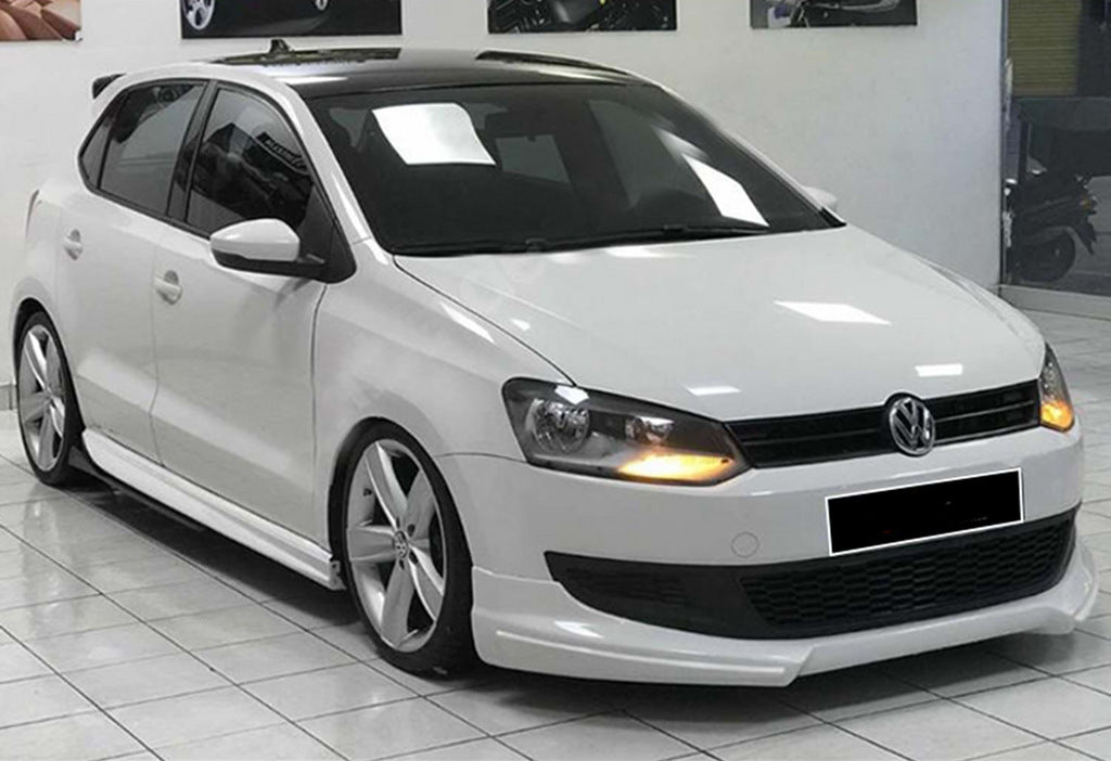 Side Skirts DPT V-1 (Gloss Black) for Volkswagen Polo 2010-2017 - image 1