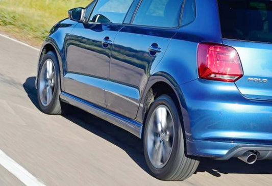 Side Skirts DPT V-3 (Gloss Black) for Volkswagen Polo 2010-2017 - image 1