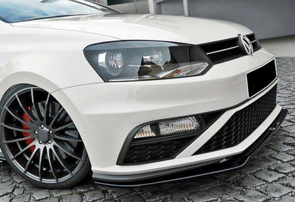 Front Lip Spoiler DPT (for GTI, 2014-2017, Gloss Black) for Volkswagen Polo 2010-2017 - image 3