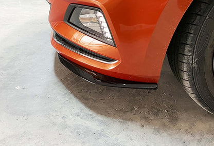 Front Lip DPT V-2 (Gloss Black) for Volkswagen Polo 2017- - image 3