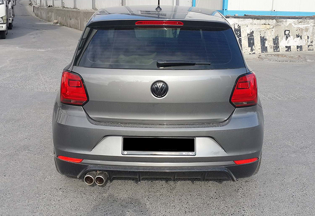 Rear Diffuser DPT (2014-2017, Gloss Black) for Volkswagen Polo 2010-2017 - image 2