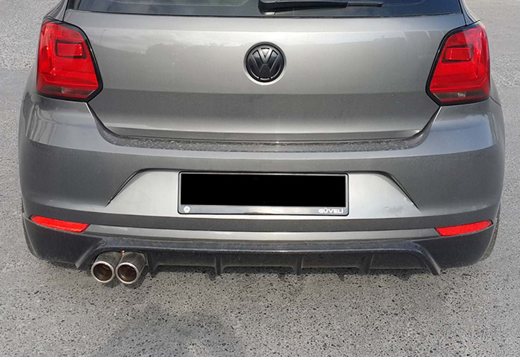 Rear Diffuser DPT (2014-2017, Gloss Black) for Volkswagen Polo 2010-2017 - image 3