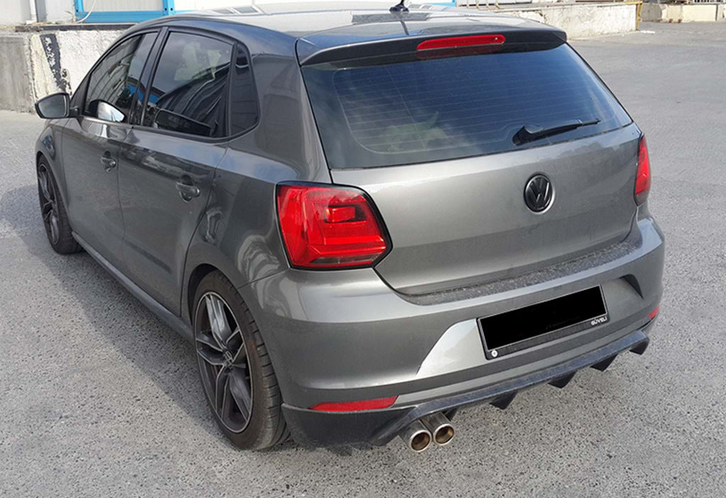 Rear Diffuser DPT (2014-2017, Gloss Black) for Volkswagen Polo 2010-2017 - image 4