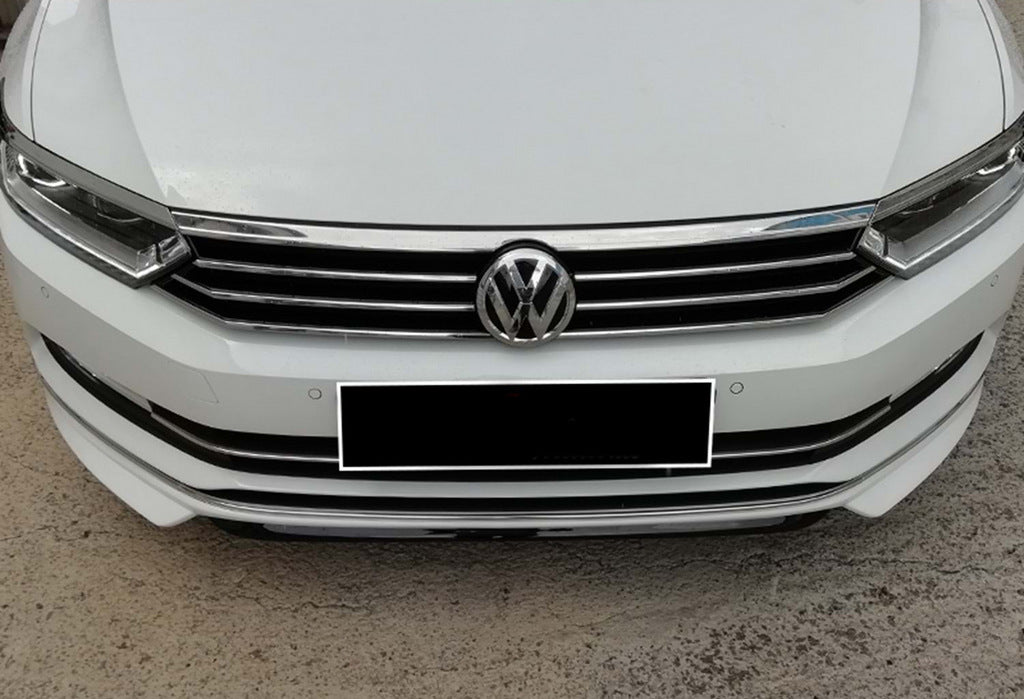 Front Bumper Lip DPT Lip (2015-2019, primed for painting) for Volkswagen Passat B8 2015-2023 - image 5