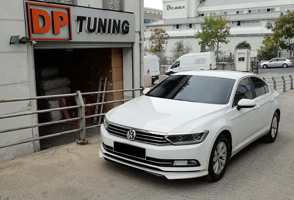 Front Bumper Lip DPT Lip (2015-2019, primed for painting) for Volkswagen Passat B8 2015-2023 - image 6