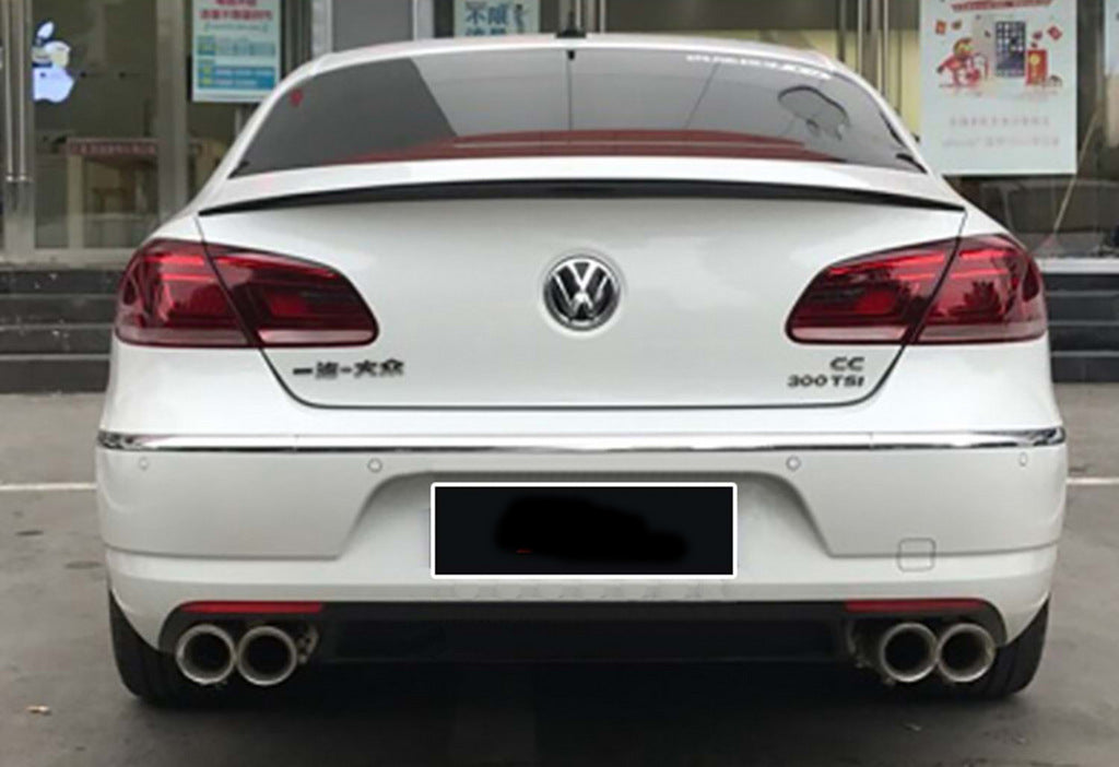 DPT Spoiler (2012-2017, Gloss Black) for Volkswagen Passat СС 2008-2017 - image 3