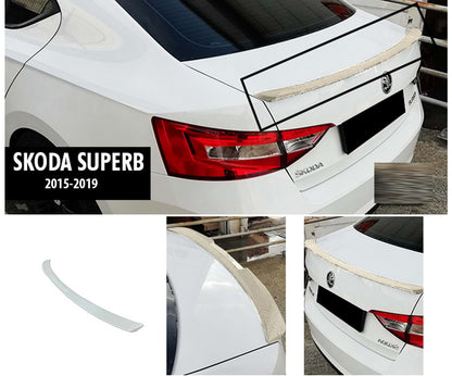 Spoiler DPT V-2 (2015-2019, primed) for Skoda Superb 2015-2024 - image 1