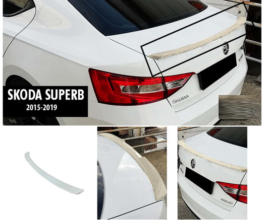 Spoiler DPT V-2 (2015-2019, primed) for Skoda Superb 2015-2024 - image 1