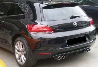 Rear Diffuser DPT V-2 (2008-2013, Gloss Black) for Volkswagen Scirocco 2008-2017 - image 1