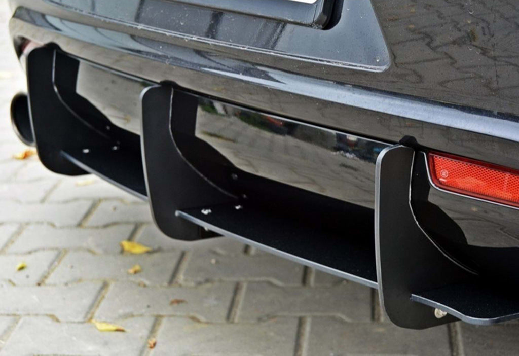 Rear Diffuser DPT V-4 (2008-2017, Gloss Black) for Volkswagen Scirocco 2008-2017 - image 5